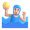 man playing water polo